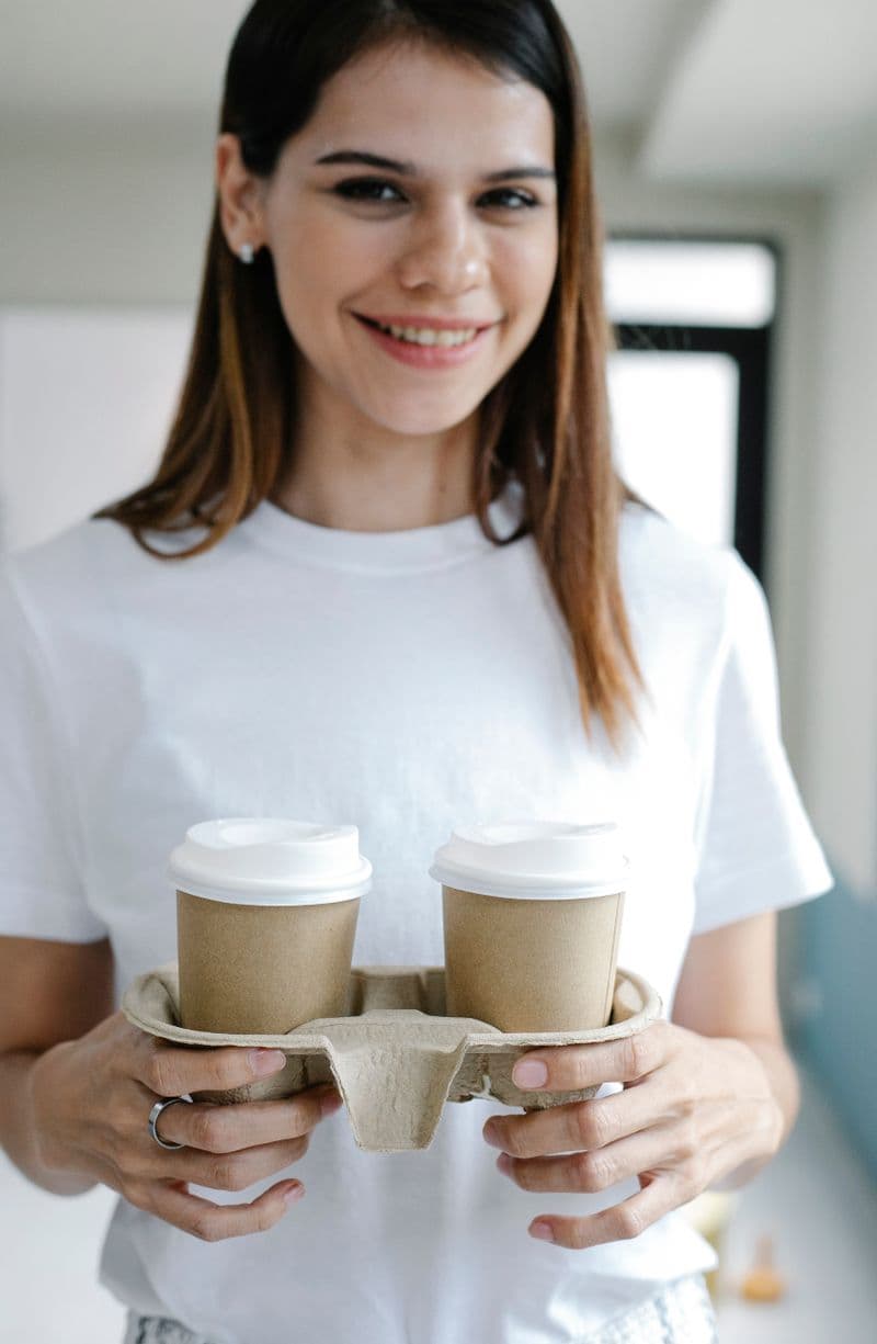 Paper cups for branding