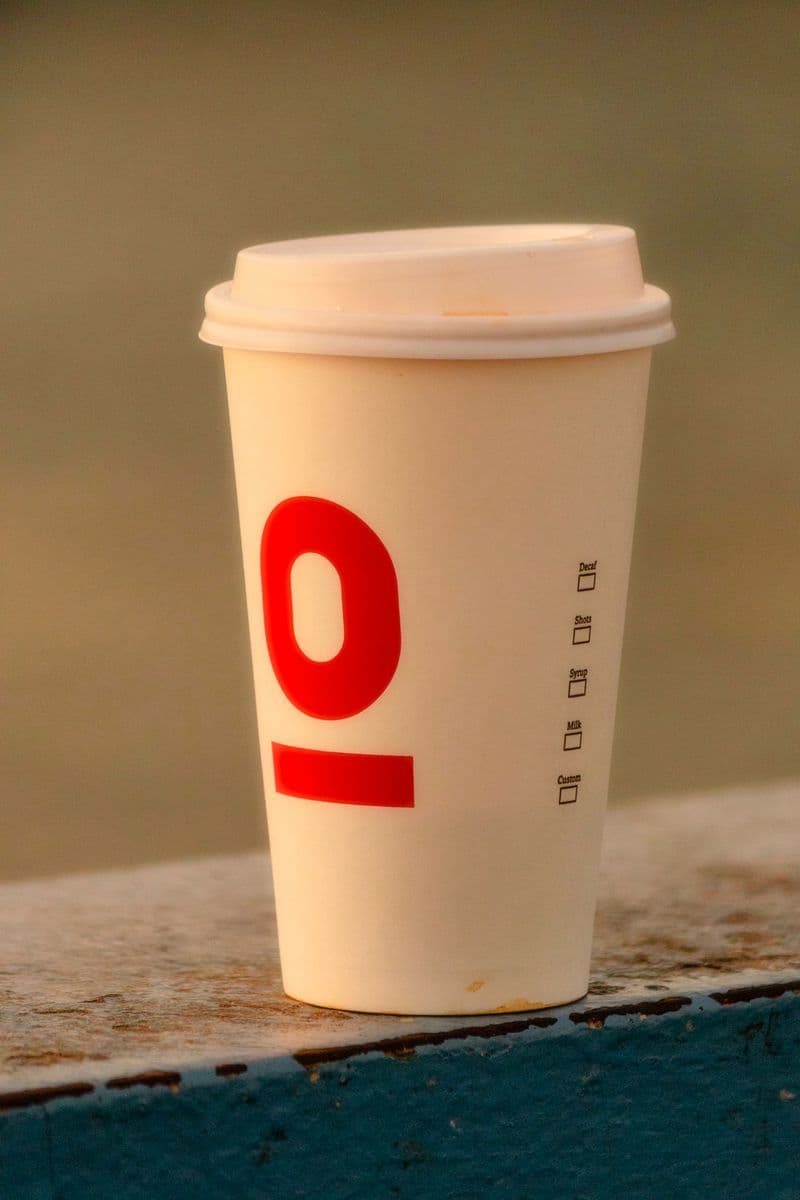 Branded coffee cups